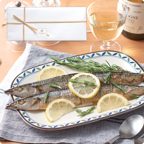 秋刀魚ゲランド塩3尾入