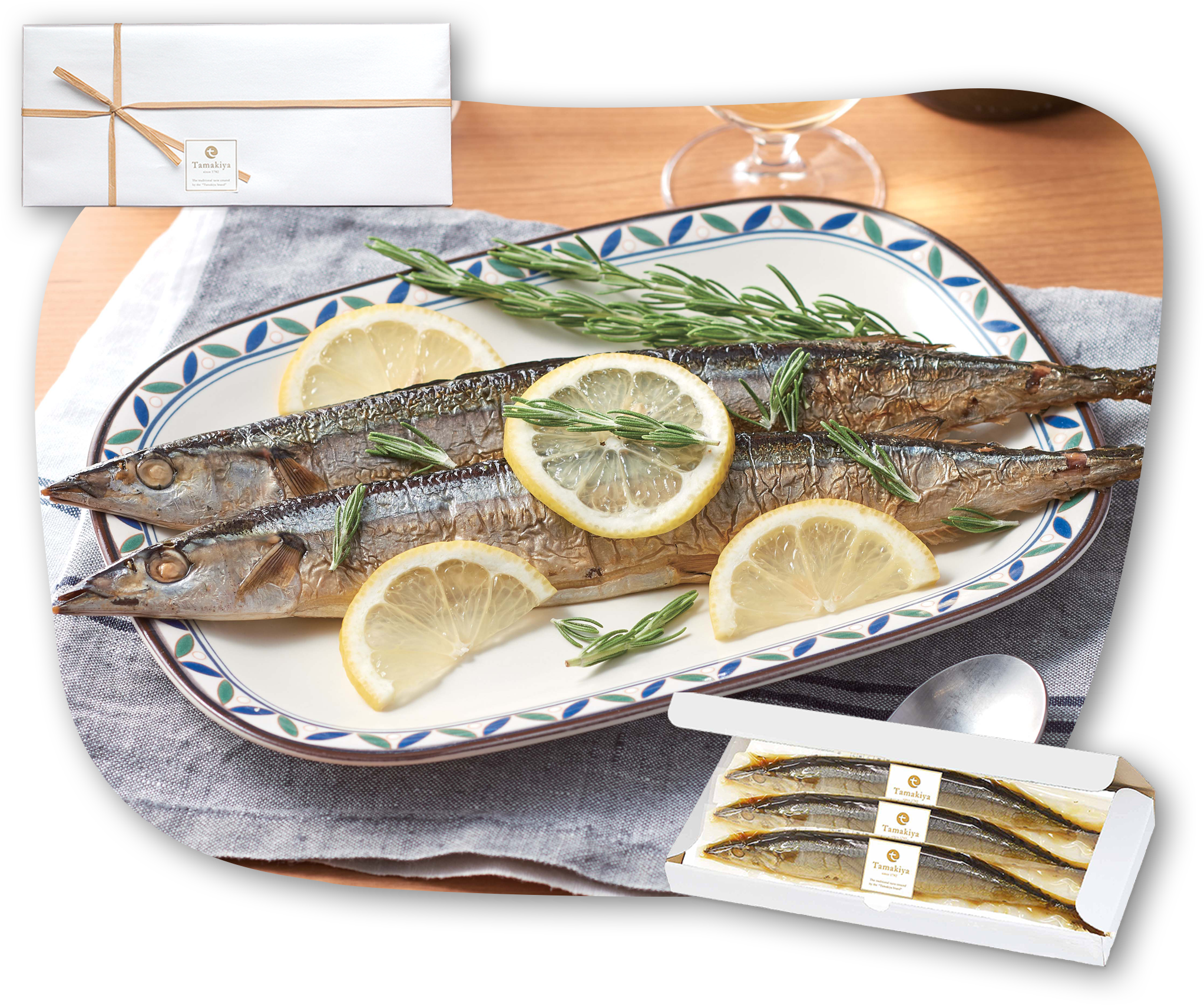 秋刀魚ゲランド塩3尾入